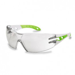 Uvex - Pheos S Şeffaf Lens İş Gözlüğü - Yeşil - 9192 725