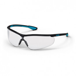 Uvex - Sportstyle Şeffaf Lens İş Gözlüğü - Mavi - 9193 376
